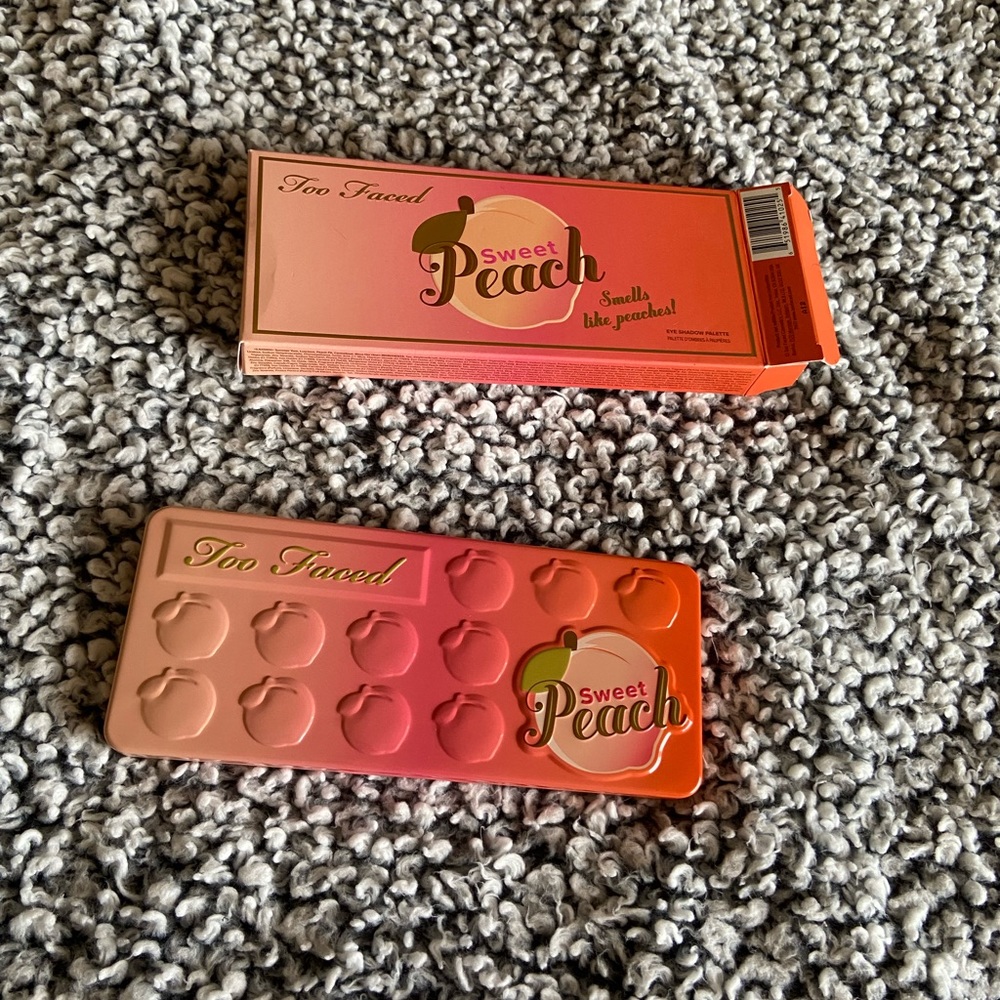 Brand New! Too Faced Sweat Peach Eyeshadow Pallet